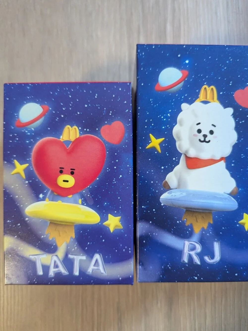 McDonald's BT21 Collectible Set - Blue, Red, Yellow